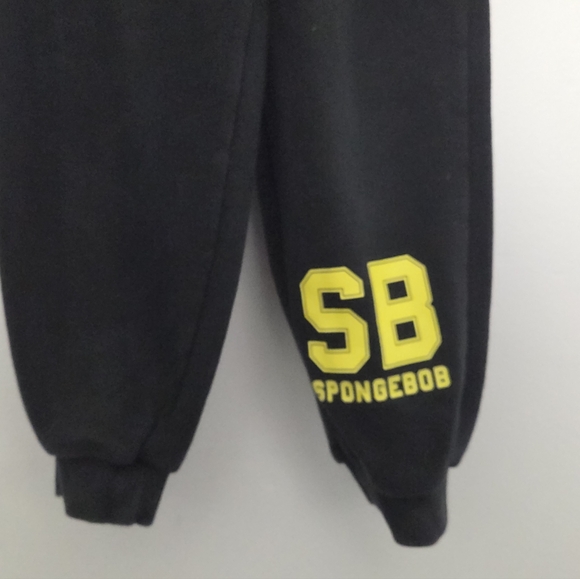 Puma Kids Black SpongeBob Jogger Set Sz 7/8 Y - Picture 6 of 16